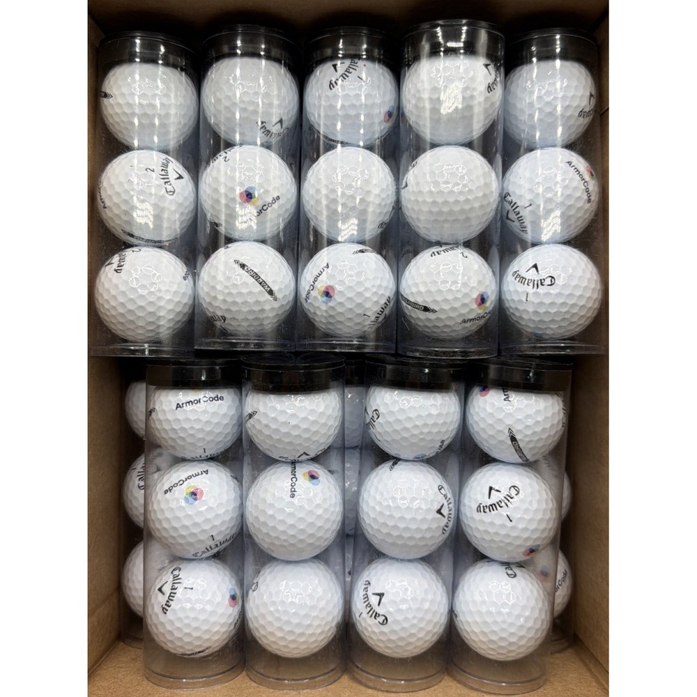Callaway Warbird Golf Balls. 57 White Callaway Warbird Golf Balls. New & Sealed.